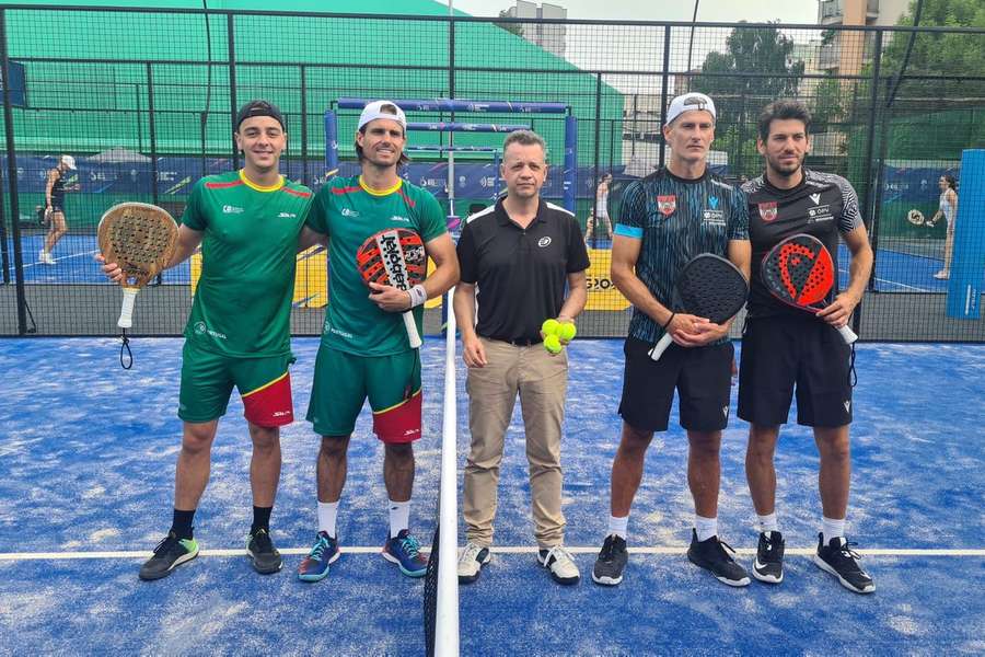 Afonso Fazendeiro e Miguel Oliveira conquistaram a medalha de bronze na competição de pares