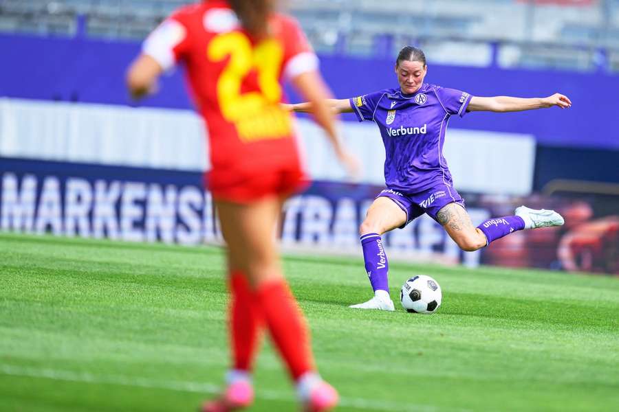 Neuzugang Verena Hanshaw ist mit der Austria gegen Split gefordert Neuzugang Verena Hanshaw ist mit der Austria gegen Split gefordert