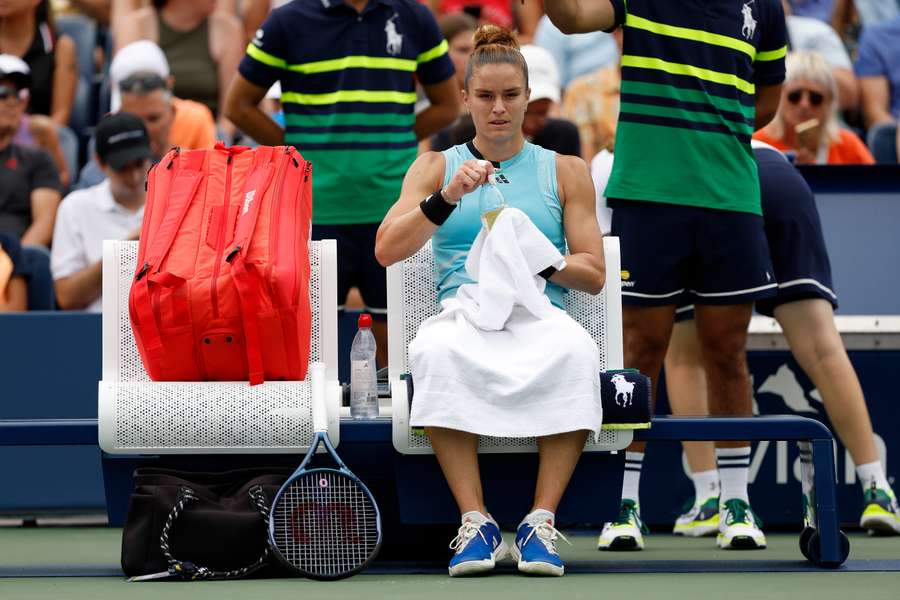 Maria Sakkari tem tido dificuldades nos torneios do Grand Slam deste ano