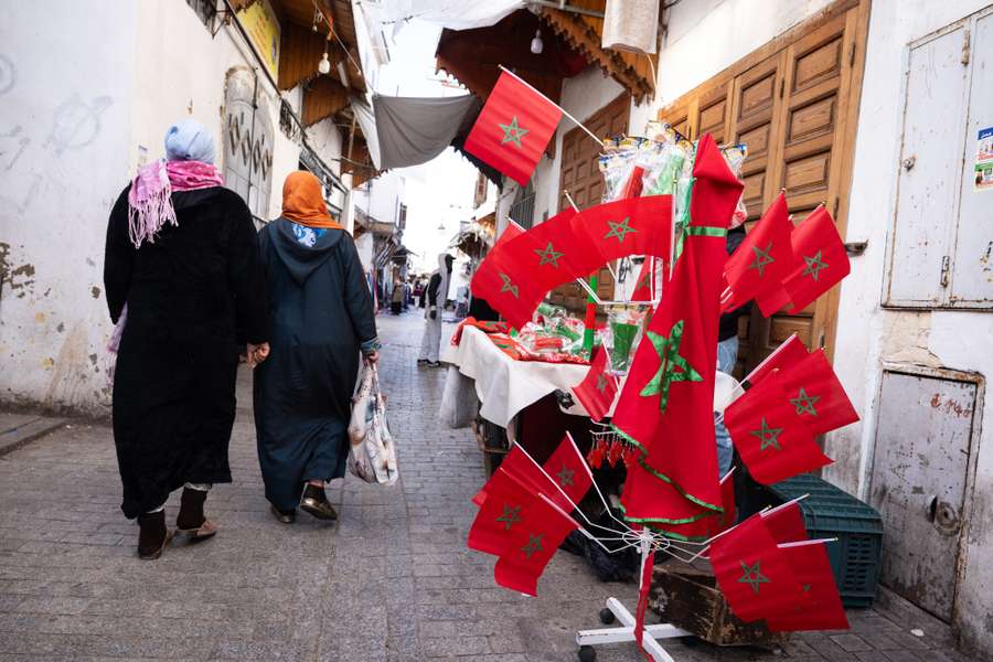 Les rues de Rabat. Les rues de Rabat.