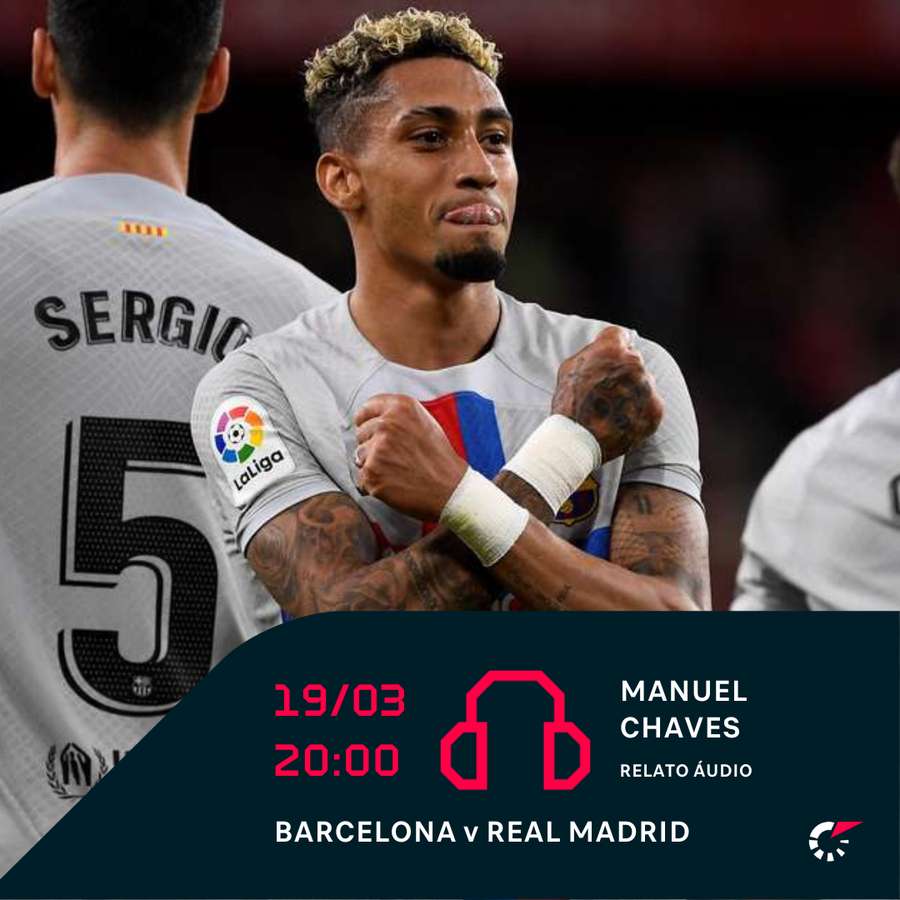 Oiça o relato do jogo no site ou na app Oiça o relato do jogo no site ou na app