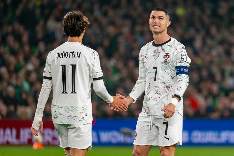 João Félix y Ronaldo juegan juntos en la selección y en Arabia Saudí
