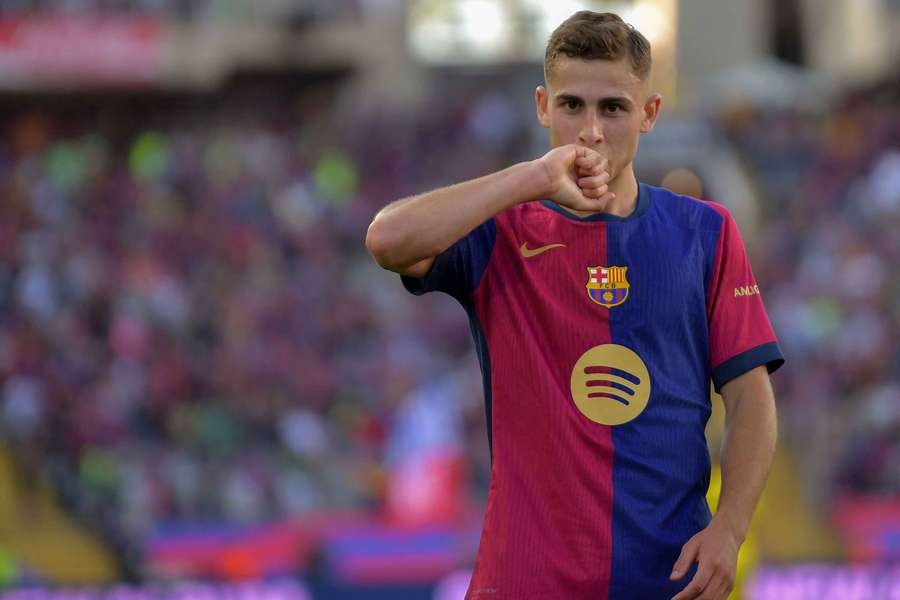 Fermín López, jugador del Barça y de la selección española absoluta y sub21