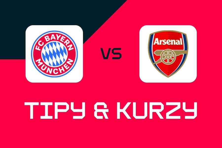 Bayern Mníchov - Arsenal: Tipy, najlepšie stávky a kurzy (Liga majstrov).