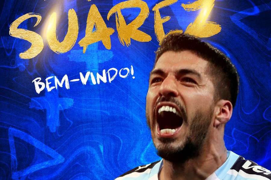 Oficial: Luis Suárez ficha por el Gremio de Porto Alegre