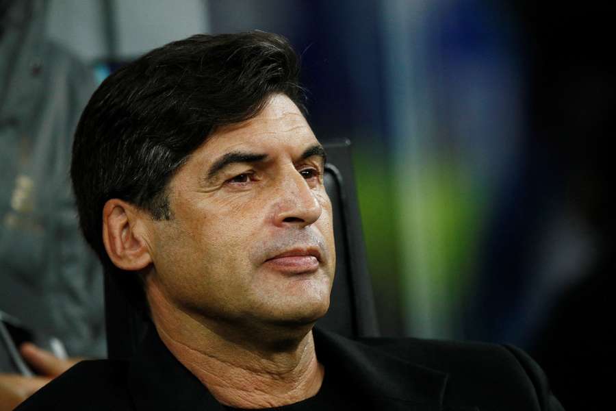 Paulo Fonseca looks on ahead of game vs Napoli