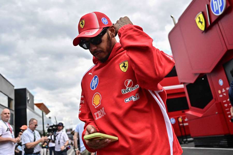 Lewis Hamilton im Budapester Paddock