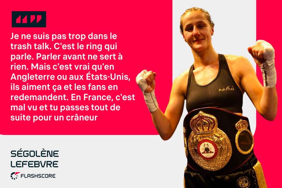 Ségolène Lefebvre bientôt en lice pour le titre WBC des super-coqs Ségolène Lefebvre bientôt en lice pour le titre WBC des super-coqs