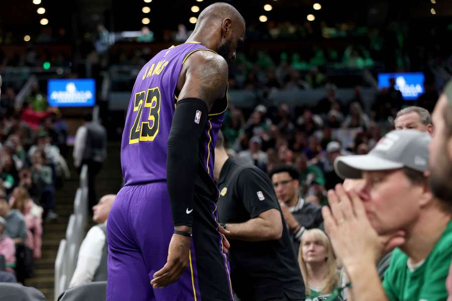 LeBron James na noite passada