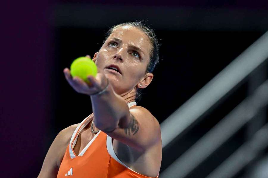 Karolína Plíšková na archivním snímku. Karolína Plíšková na archivním snímku.