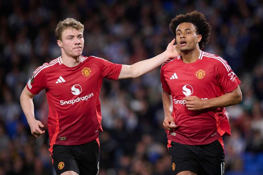 Manchester United’s Joshua Zirkzee and Rasmus Hojlund have just 17 goals between them Manchester United’s Joshua Zirkzee and Rasmus Hojlund have just 17 goals between them
