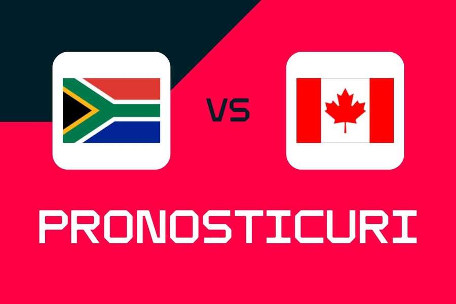Africa de Sud - Canada: Pronosticuri, cele mai bune pariuri și cote (16-imi Cupa Mondială)