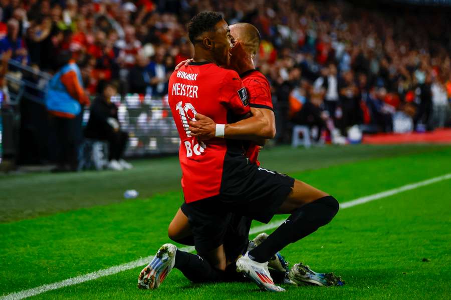 Meister tekende voor de 3-0 tegen Lyon