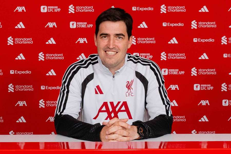 Liverpool's new manager Andoni Iraola