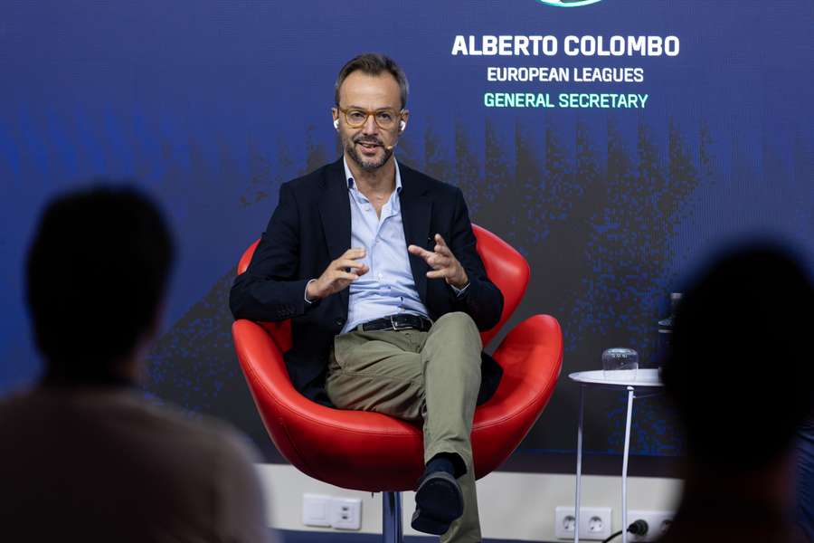 Alberto Colombo, secretário-geral da Associação de Ligas Europeias Alberto Colombo, secretário-geral da Associação de Ligas Europeias