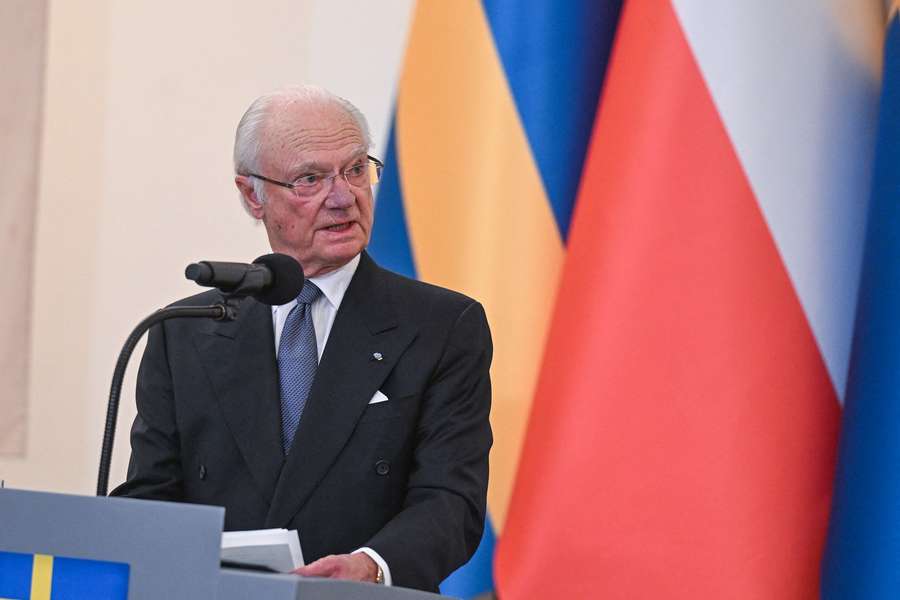 Król Szwecji Karol XVI Gustaw w Warszawie