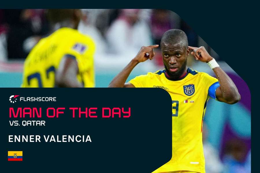 Enner Valencia a reușit o dublă în meciul cu Qatar