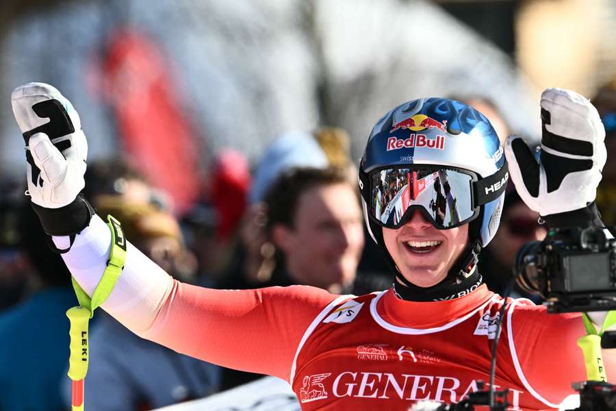 Odermatt après sa victoire.