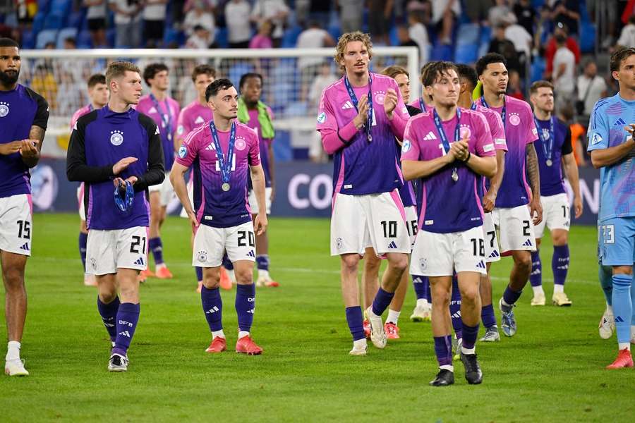 Die deutsche U21 nach dem verlorenen EM-Finale gegen England.