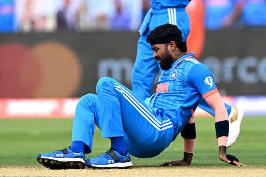 India's Hardik Pandya will miss the rest of the tournament with an ankle injury