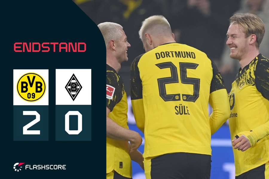 Der BVB beendet das Jahr mit einem Heimsieg. Der BVB beendet das Jahr mit einem Heimsieg.