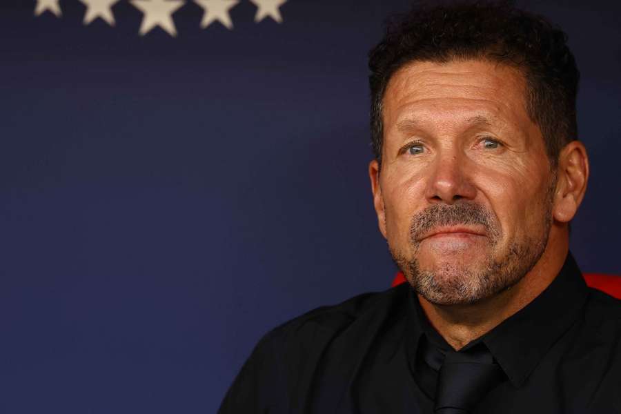 Simeone habla ante los medios de comunicación