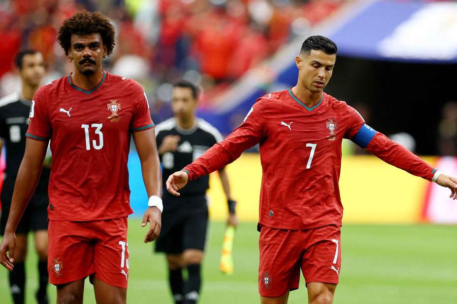 Il disappunto di Ronaldo Il disappunto di Ronaldo