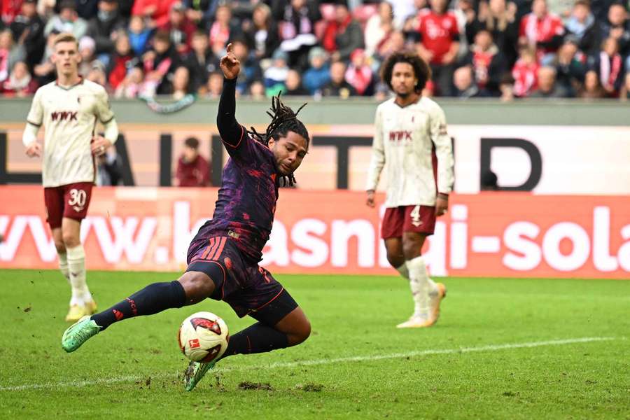 Gnabry in action for Bayern Gnabry in action for Bayern