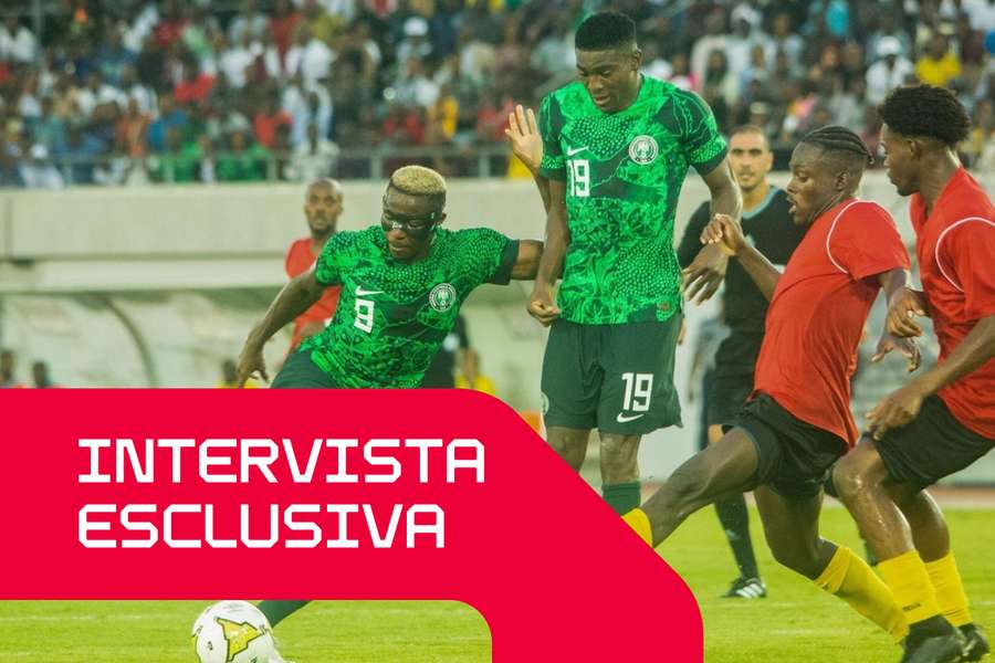 Victor Osimhen e Taiwo Awoniyi in azione per la Nigeria