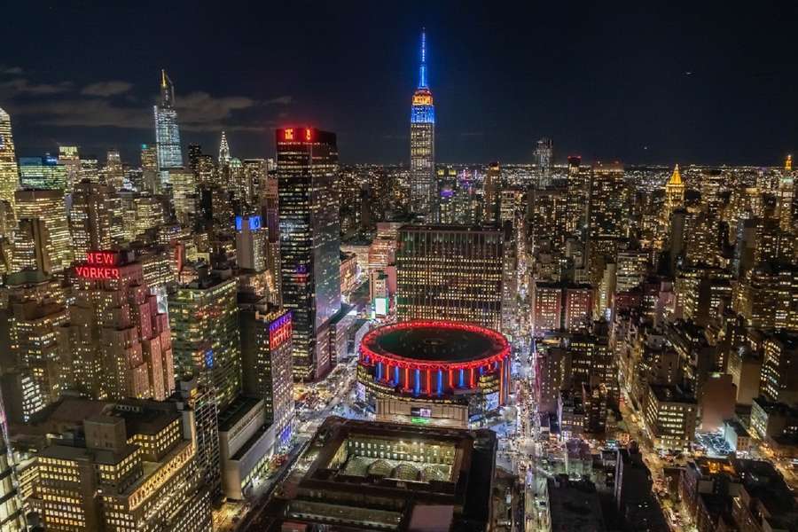 Il Madison Square Garden di New York, la mecca di tutte le strutture polivalenti. 