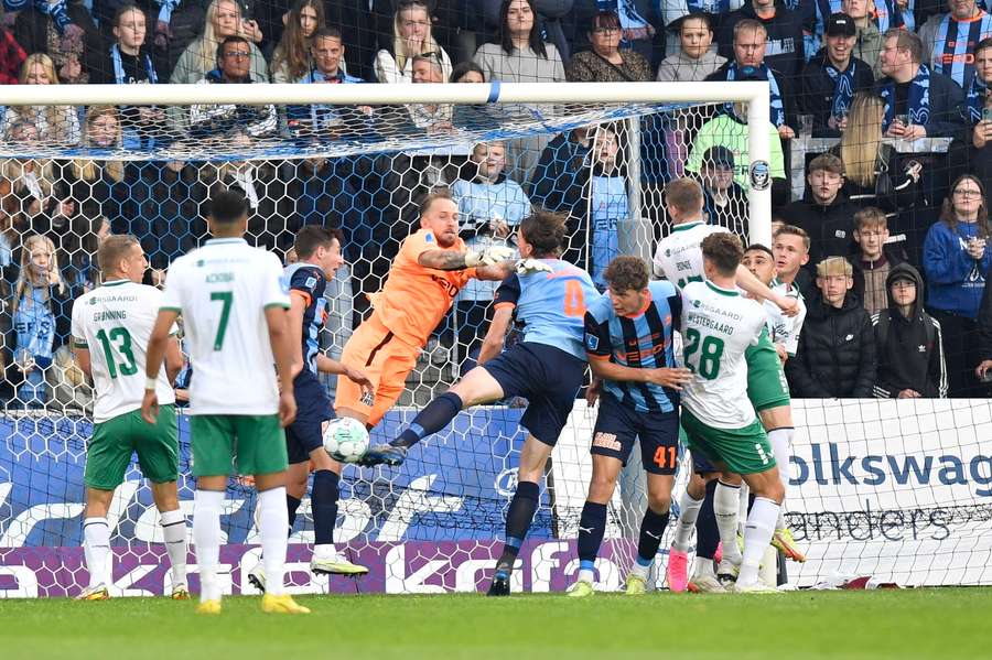 Patrik Carlgren stod, trods nederlaget, en stor kamp for Randers