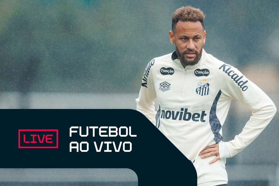Neymar está de volta ao time titular do Santos