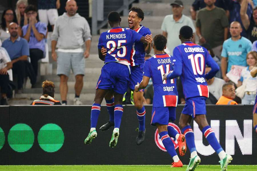 O PSG sai por cima no Clássico e afunda o OM, que cai para zona de despromoção