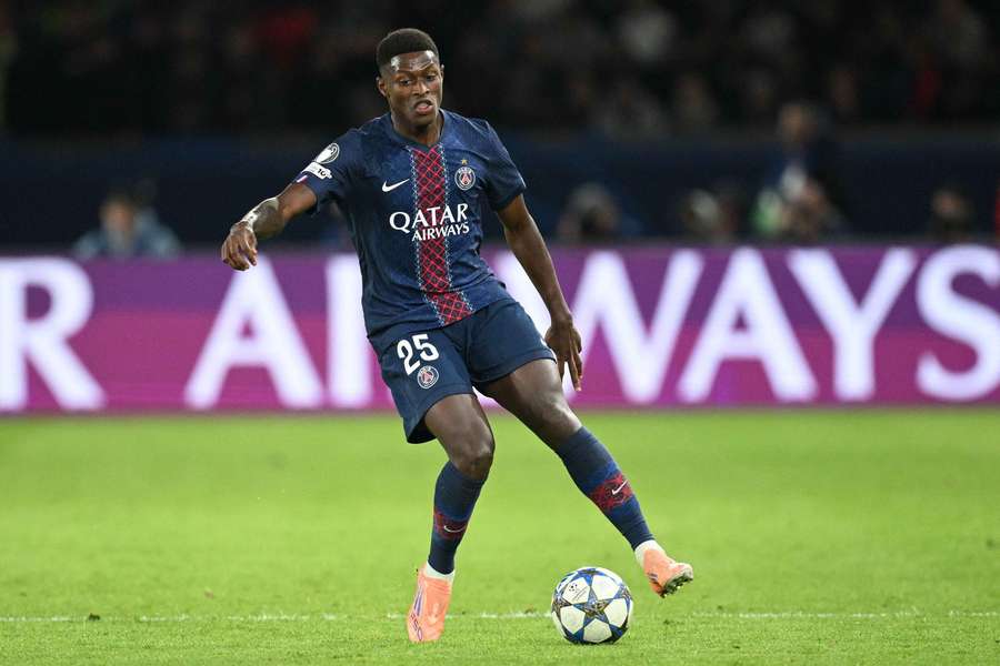 Nuno Mendes contre le Bayern, début novembre.