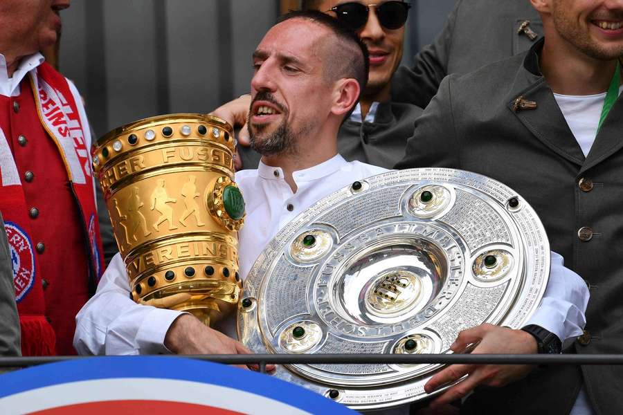 Ribéry celebrou inúmeros sucessos com o FC Bayern.