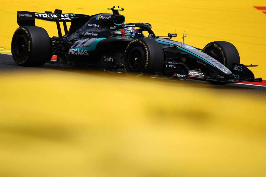 Mercedes' Andrea Kimi Antonelli during practice Mercedes' Andrea Kimi Antonelli during practice