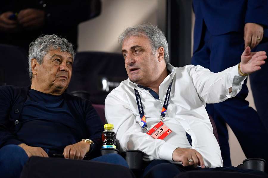 Mircea Lucescu și Mihai Stoichiță