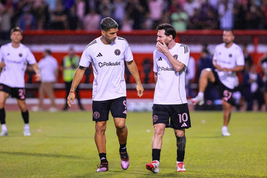 Messi y Luis Suárez