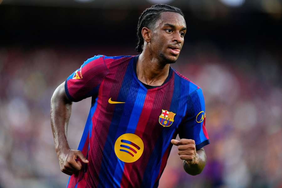 Barcelona's Alejandro Balde during the Joan Gamper Trophy Barcelona's Alejandro Balde during the Joan Gamper Trophy