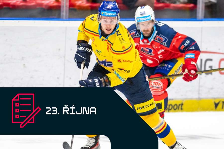 Nick Olesen v souboji s Pardubicemi.