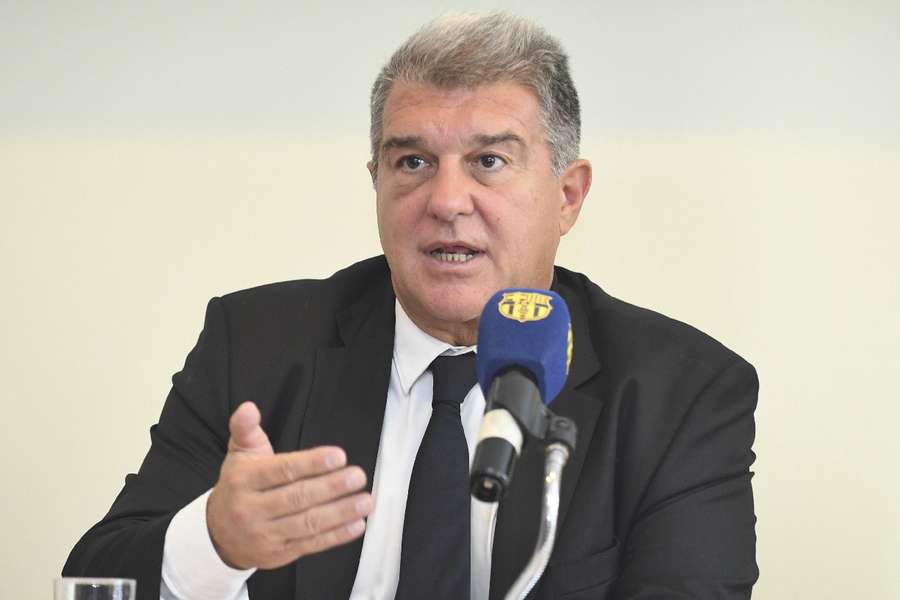 Laporta insiste en su mensaje hacia LaLiga y Javier Tebas