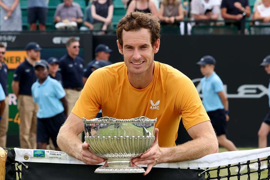 Andy Murray met een beste beker