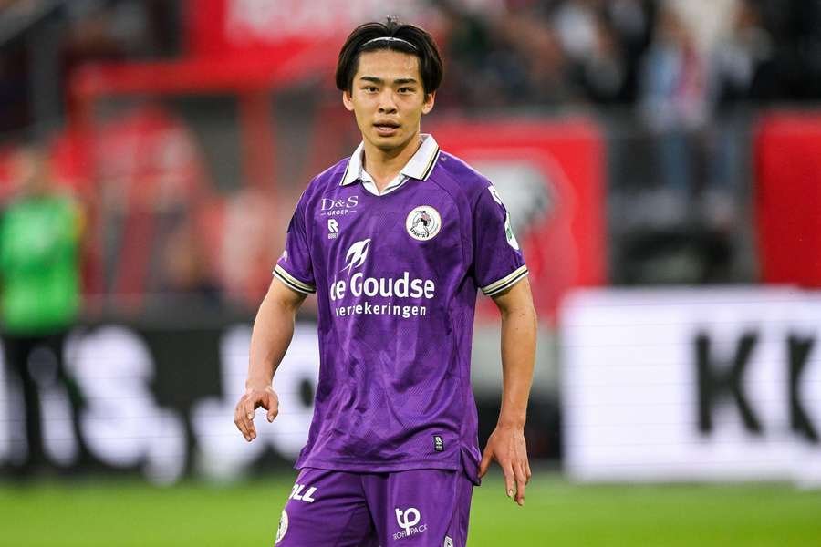 Saito in het shirt van Sparta