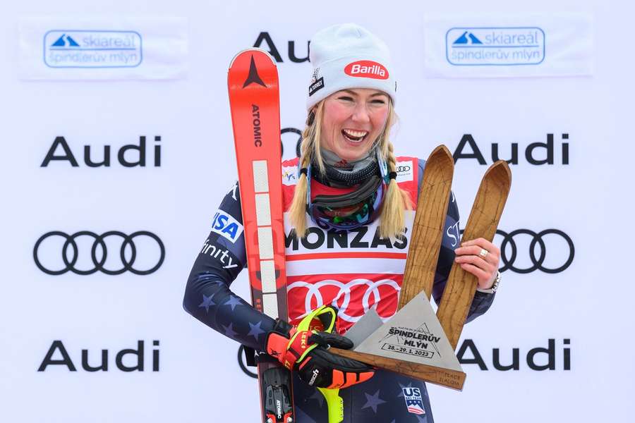 Mikaela Shiffrinová ocenila atmosféru ve Špindlerově Mlýně.