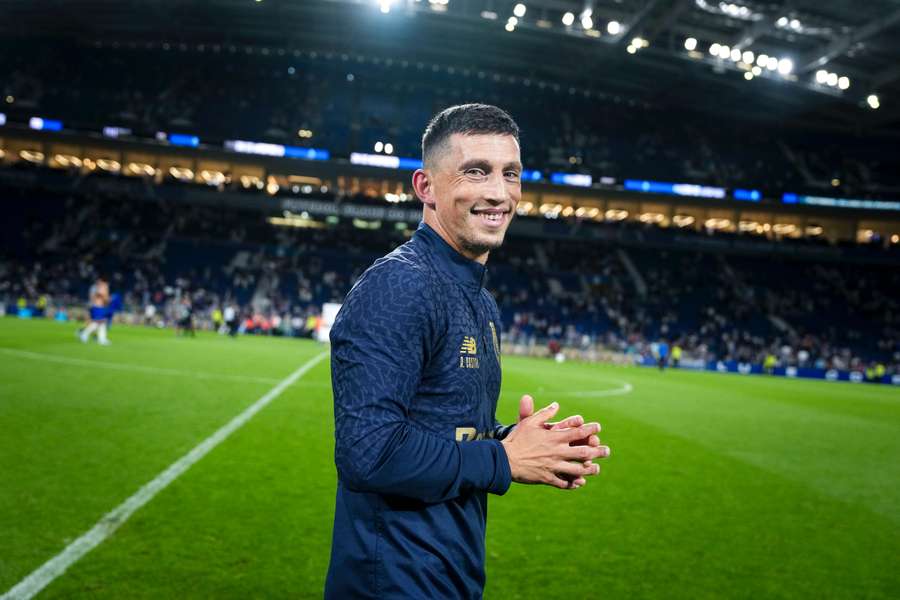 Castro no último jogo no Dragão