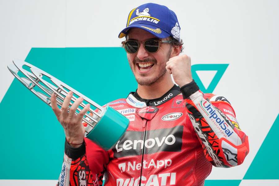 Bagnaia moved within touching distance of the MotoGP title
