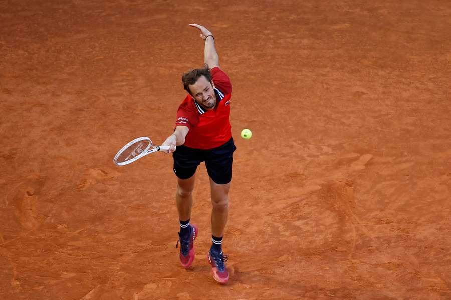 Medvedev is scheduled to defend his Rome title next week