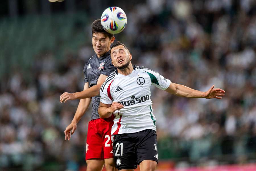 Legia Warsaw and Aktobe faced off in the UEFA Europa League first qualifying round.