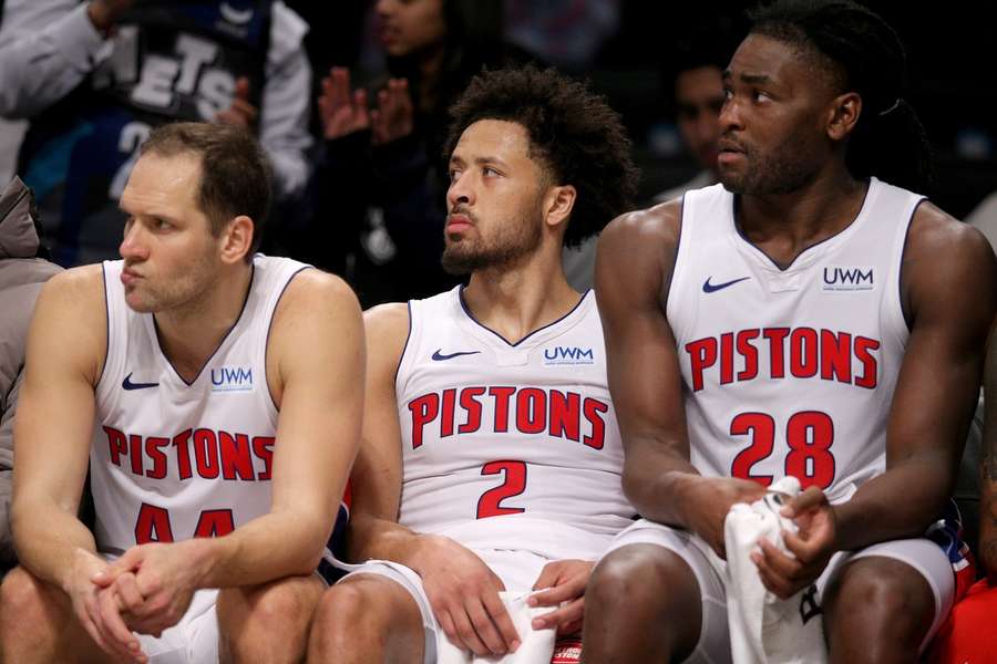 Bojan Bogdanovic, Cade Cunningham og Isaiah Stewart har ikke oplevet at vinde en basketballkamp siden slutningen af oktober.