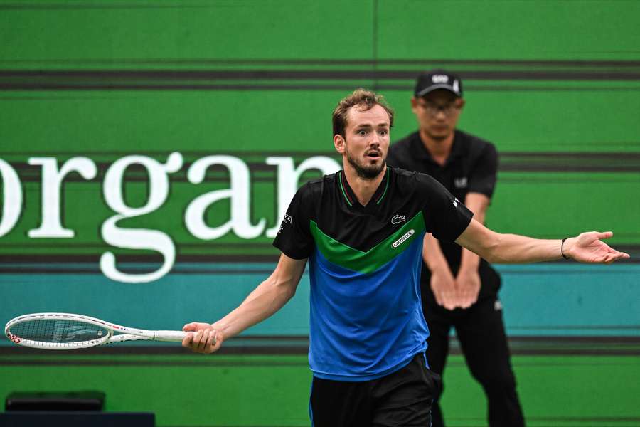 Defending champion Daniil Medvedev was knocked out of the Shanghai Masters in a shock straight-sets defeat at the hands of Sebastian Korda